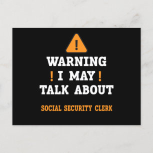Cartão Postal Agente de Segurança Social