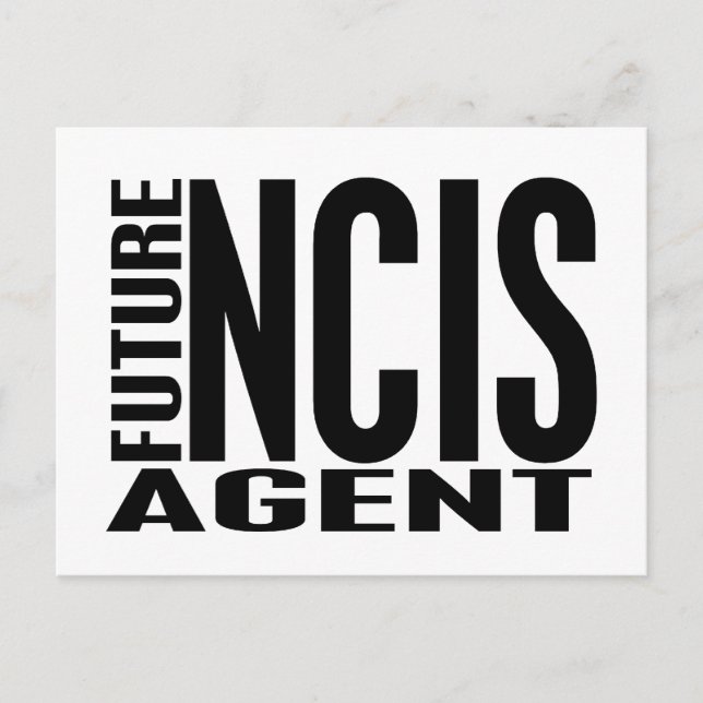 Cartão Postal Agente futuro de NCIS (Frente)
