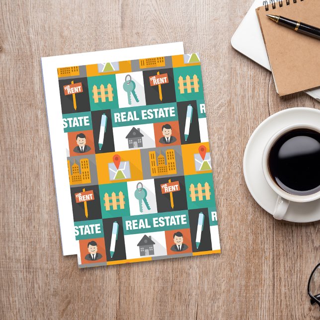 Cartão Postal Agente imobiliário profissional (Criador carregado)