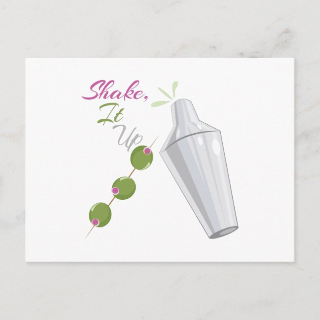 Cartão Postal Agitar, Para Cima (Frente)