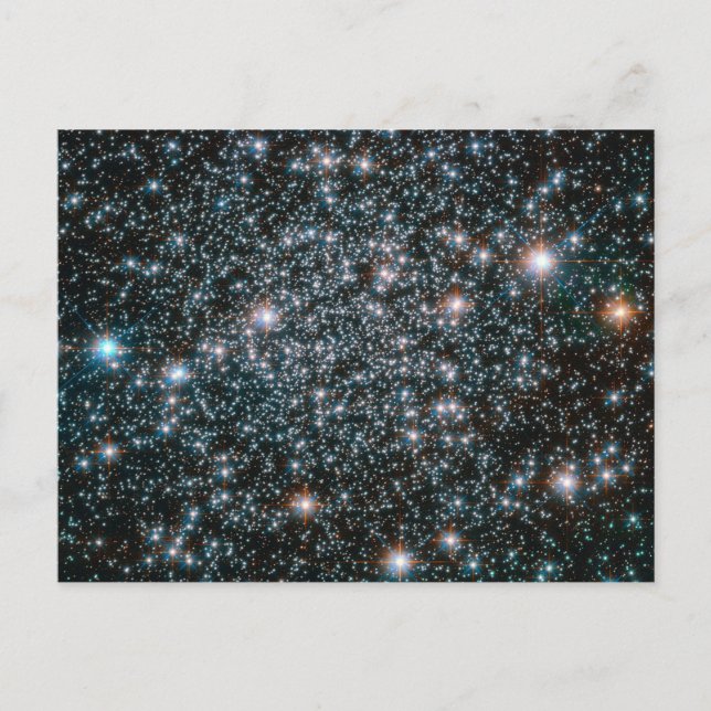 Cartão Postal Aglomerado de Estrelas de Metal Pesado Hubble (Frente)