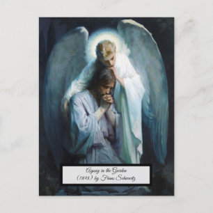 Cartão Postal Agonia no Cristo de Jesus Jardim