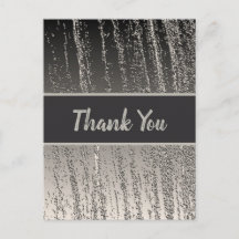 Agradecimento Faixa Metálica Prata