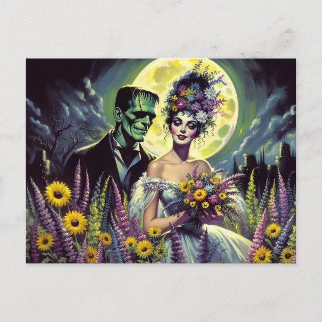 Cartão Postal Agradecimento Nupcial (Frente)