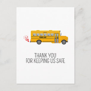 Cartão Postal Agradecimento Personalizado ao Motorista de Ônibus