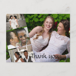 Cartão postal - Agradecimento Personalizado Fotos 