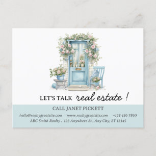 Cartão Postal Agricultura imobiliária ou Marketing