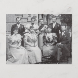 Cartão Postal Agrupamento familiar ROMANOV - RÚSSIA - HESSEN #D0