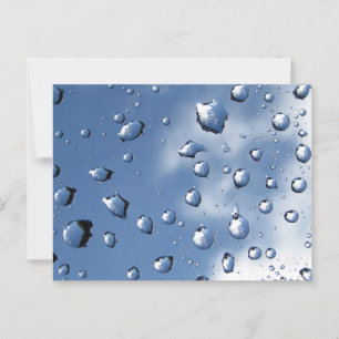 Cartão Postal Água cai na aranha contra o céu azul