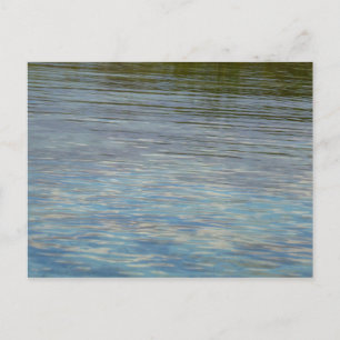 Cartão Postal Água da Lagoa de Mangue Azul Caribenho