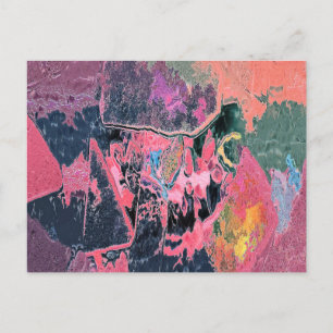 CARTÃO POSTAL ÁGUA DE CORRENTE ABSTRATA