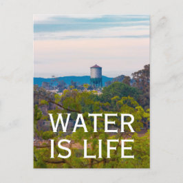 Cartão Postal Água é a Torre de Água da Vida Ecologia Ambiental