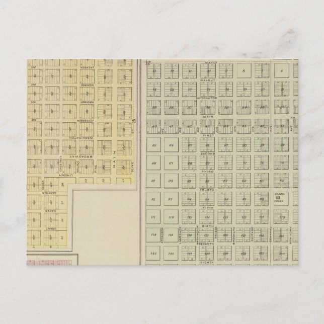 Cartão Postal Água Fria, Proteção, Avilla, Kansas (Frente)