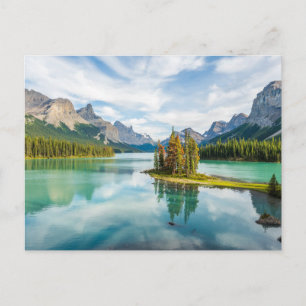 Cartão Postal Água   Lago Maligne, Parque Nacional Jasper, Canad