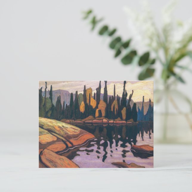 Cartão Postal Água Shimmering | Lawren Harris | (Em pé/Frente)