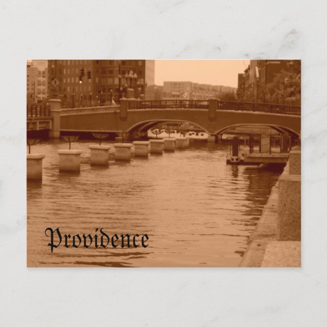 Cartão Postal Água sob a ponte (Frente)