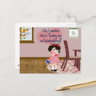 Cartão Postal Aguardando Janta na Turquia