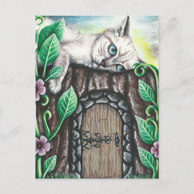 Cartão Postal Aguardando o Cartão-Postal do Meu Amigo (Frente)