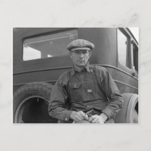 Cartão Postal Aguardando para selecionar laranjas