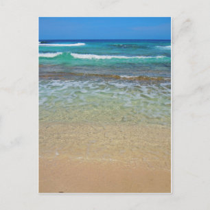 Cartão Postal Águas calmas de praia