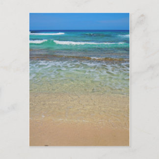 Cartão Postal Águas calmas de praia