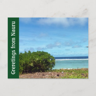 Cartão Postal águas de saudação do nauru