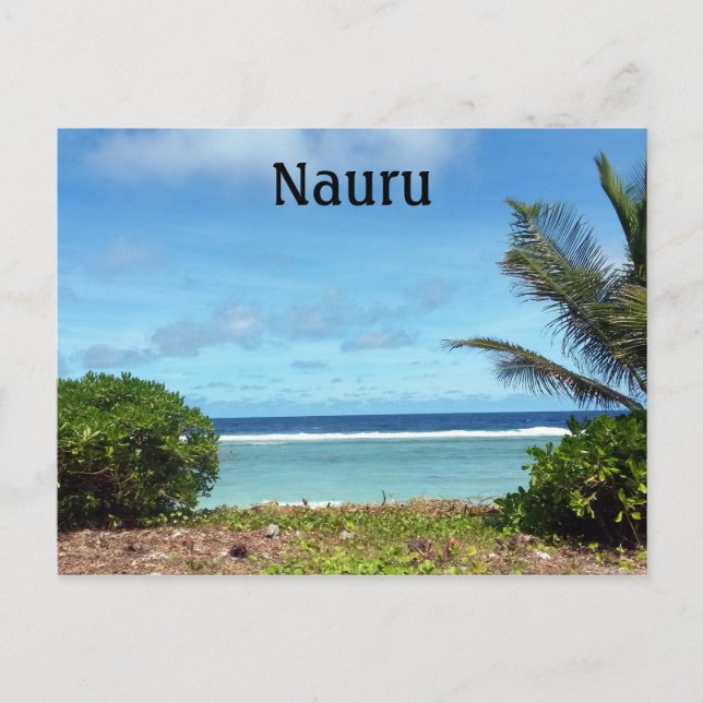 Cartão Postal águas nauru (Frente)