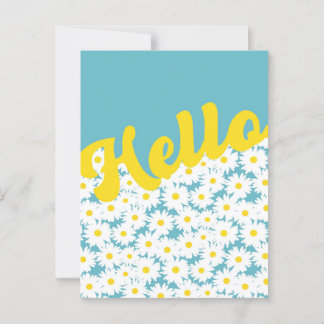 Cartão Postal Águas Negativas do Espaço Olá Pensando em você