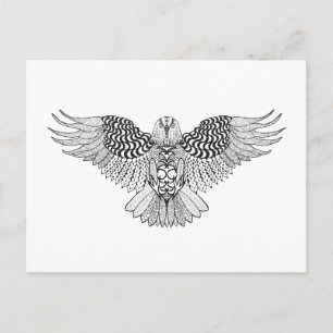 Cartão Postal Águia 2 inspirada