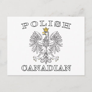 Cartão Postal Águia Canadiana Polonesa