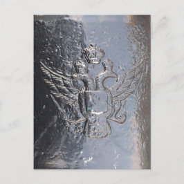 Cartão Postal Águia de Dupla Cabeça no Canhão