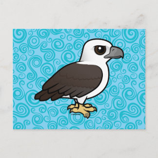 Cartão Postal Águia do Mar Branca Birdorável
