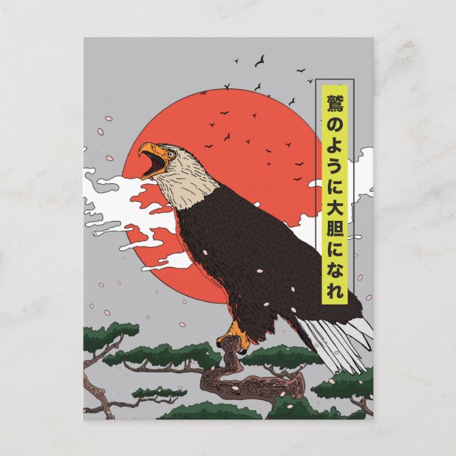 Cartão Postal Águia Dourada Manga (Frente)