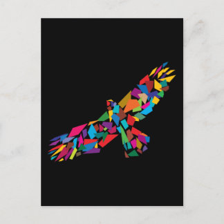 Cartão Postal Águia em Movimento