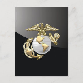 Cartão Postal Águia USMC, Globo e Âncora (EGA) [3D]