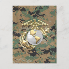 Cartão Postal Águia USMC, Globo e Âncora (EGA) [3D]