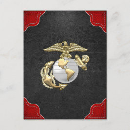 Cartão Postal Águia USMC, Globo e Âncora (EGA) [3D]