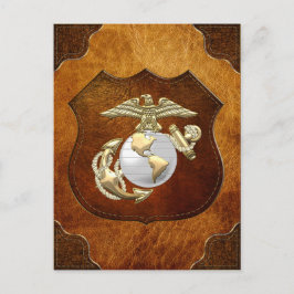 Cartão Postal Águia USMC, Globo e Âncora (EGA) [3D]