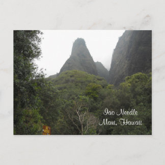 Cartão Postal Agulha de Iao - Maui Havaí