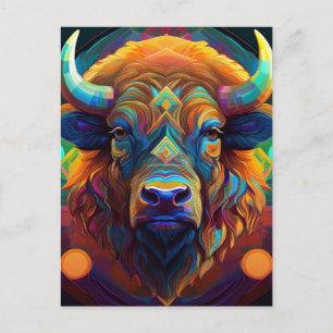 Cartão Postal AI Bison