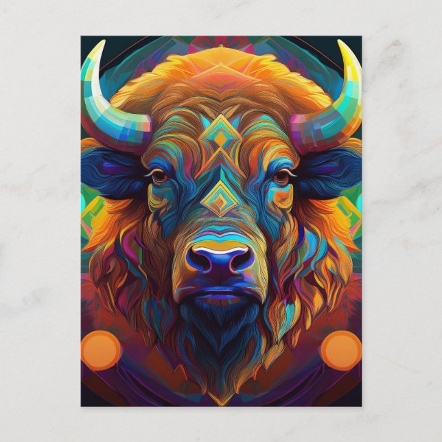 Cartão Postal AI Bison (Frente)