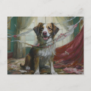 Cartão Postal AI Dog Mess
