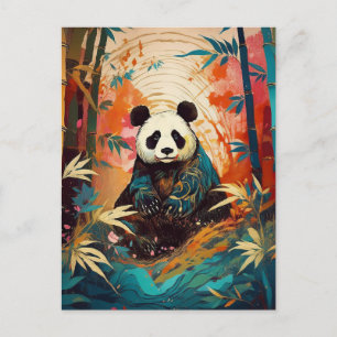 Cartão Postal AI Panda