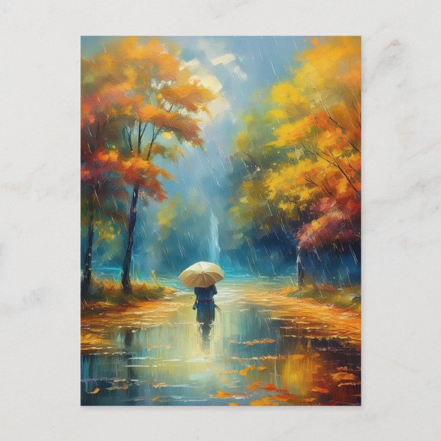 Cartão Postal AI Rainy Day (Frente)