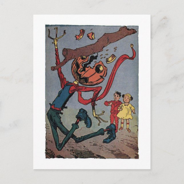 Cartão Postal Ai! Vintage Little Wizard of Oz (Frente)