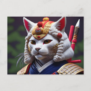 Cartão Postal AI Yarn Cat