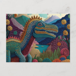 Cartão Postal AI Yarn Dino