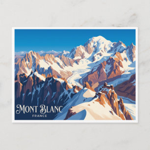 Cartão Postal Aiguille du Midi Chamonix França