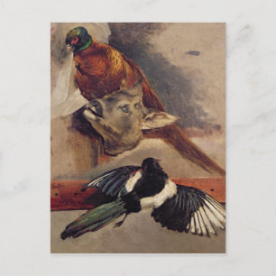 Cartão Postal Ainda a vida do jogo, c.1812-16