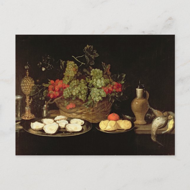 Cartão Postal Ainda com Ostras (Frente)